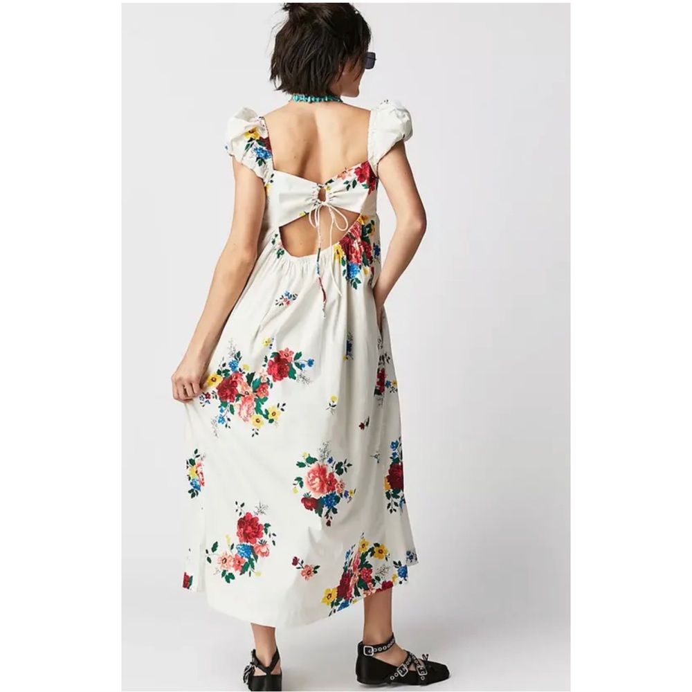 New Free People Linda Lou Poplin Dress Size Medium - Picture 3 of 10
